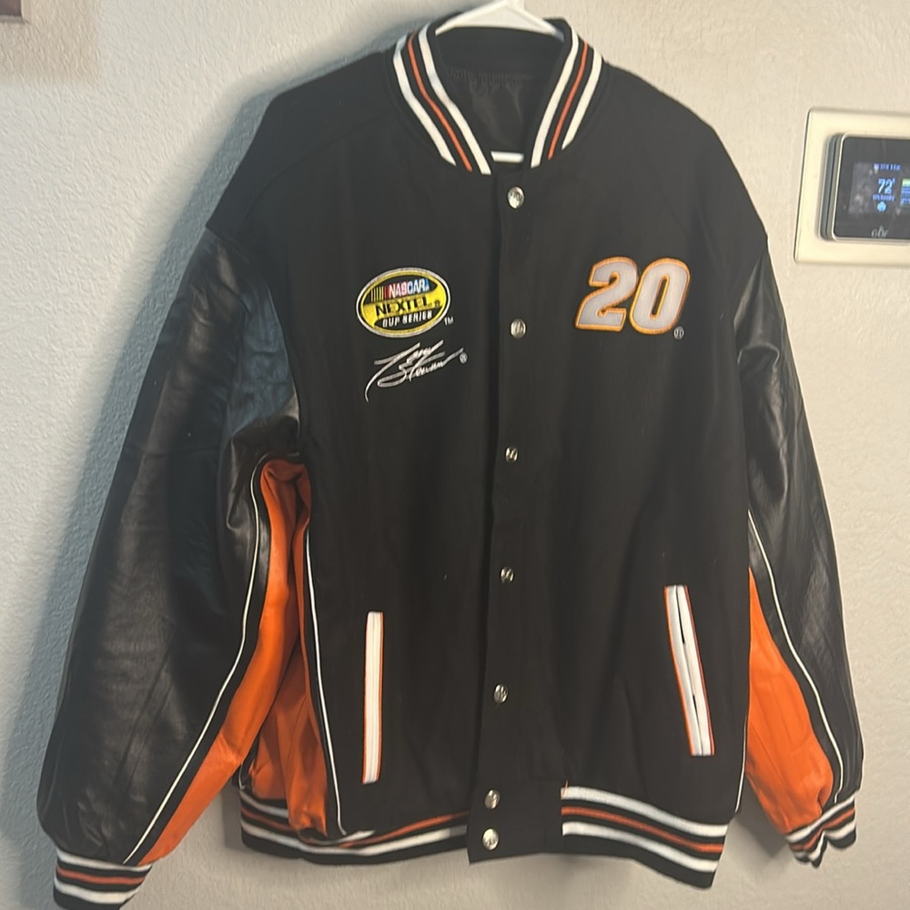 Tony Stewart Home Depot Reversible Leather / Wool Jacket - XXl